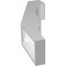 Ekena Millwork 3 1/2-in. W x 8-in. D x 20-in. H Balboa Architectural Grade PVC Knee Brace BRCP035X08X20BOA - alternate 2